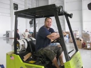 Dave and his forklift